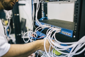 Ethernet in a server room
